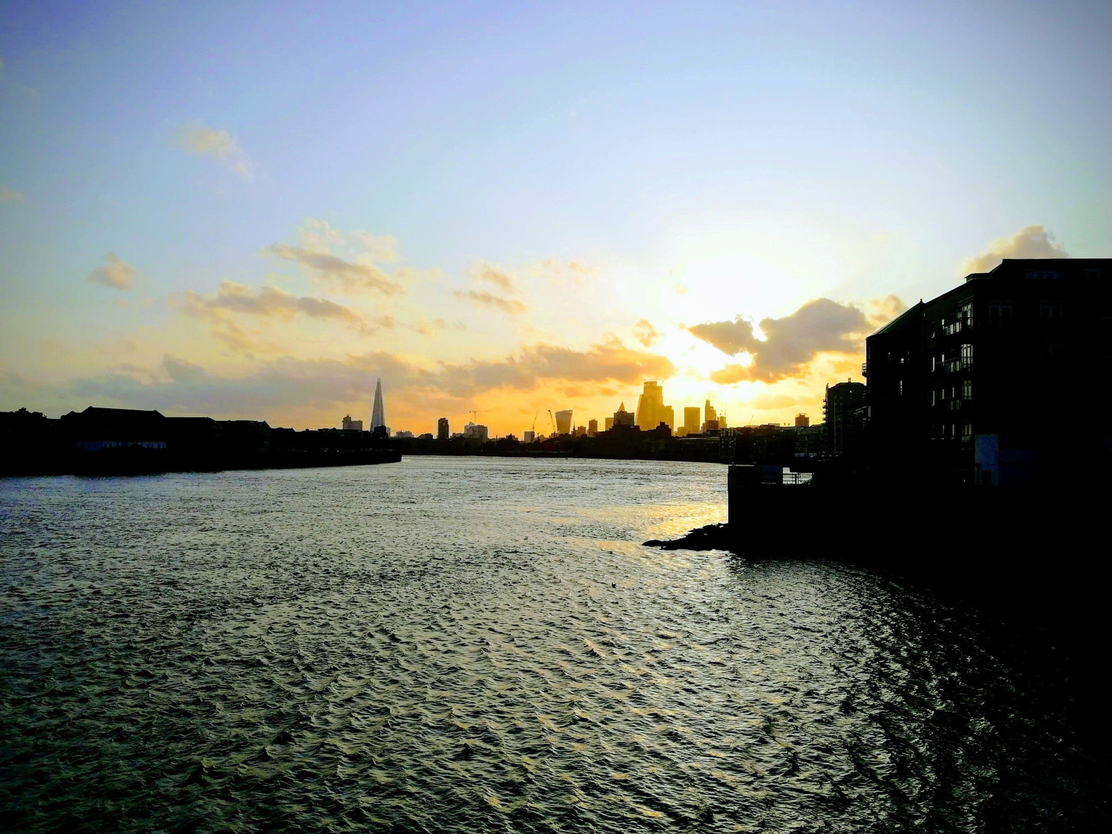 The River Thames from Dundee Wharf